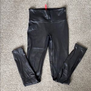 SPANX leather leggings